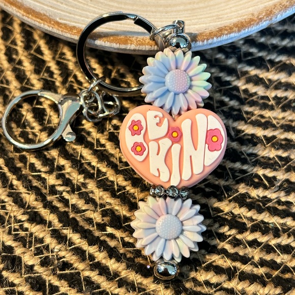 Hand Crafted Accessories - Be Kind Keychain